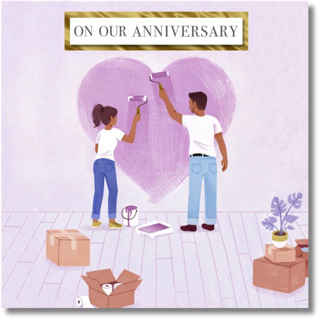 Hallmark On Our Anniversary - Greeting Card