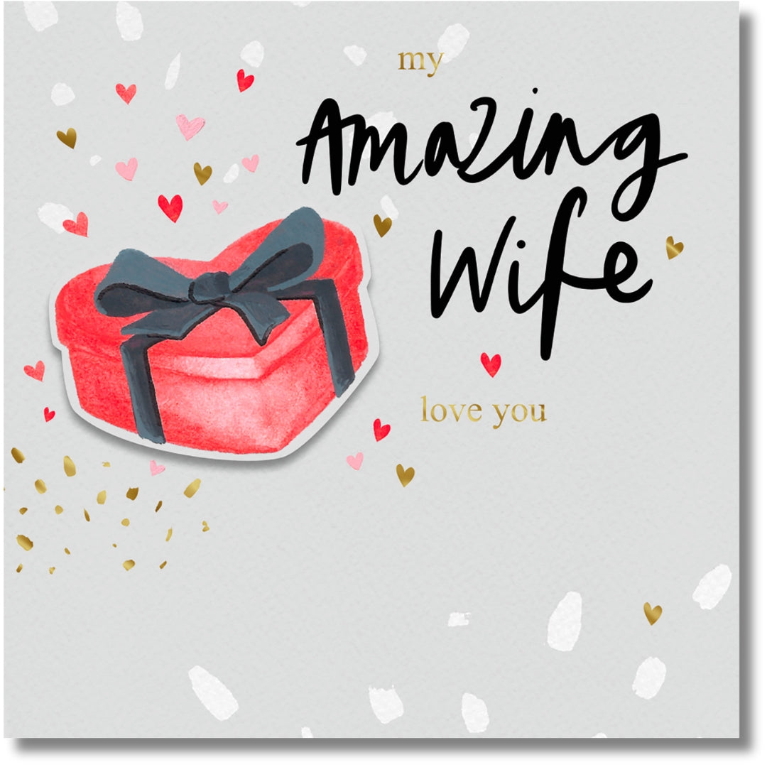 Hallmark My Amazing Wife Love You - Greeting Card