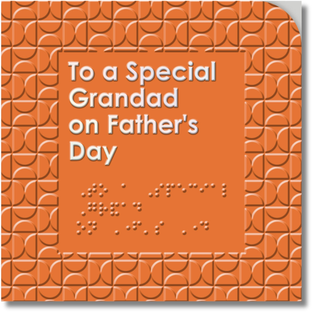 Hallmark (Braille) to A Special Grandad On Father's Day - Greeting Card
