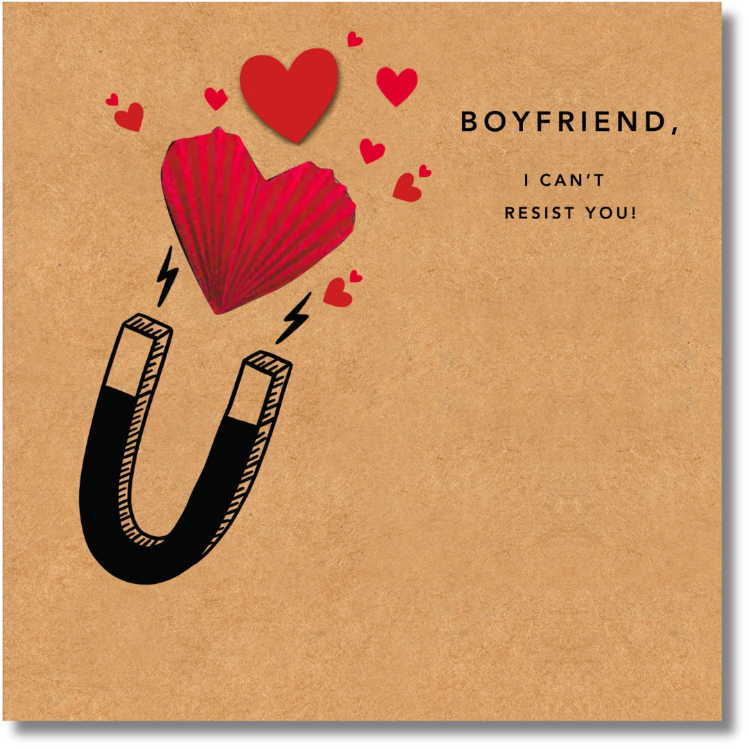 Hallmark Boyfriend, I Can't Resist You! Valentine's Day - Greeting Card