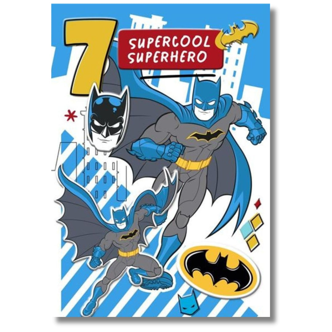 Hallmark 7 Super Cool Superhero - Greeting Card
