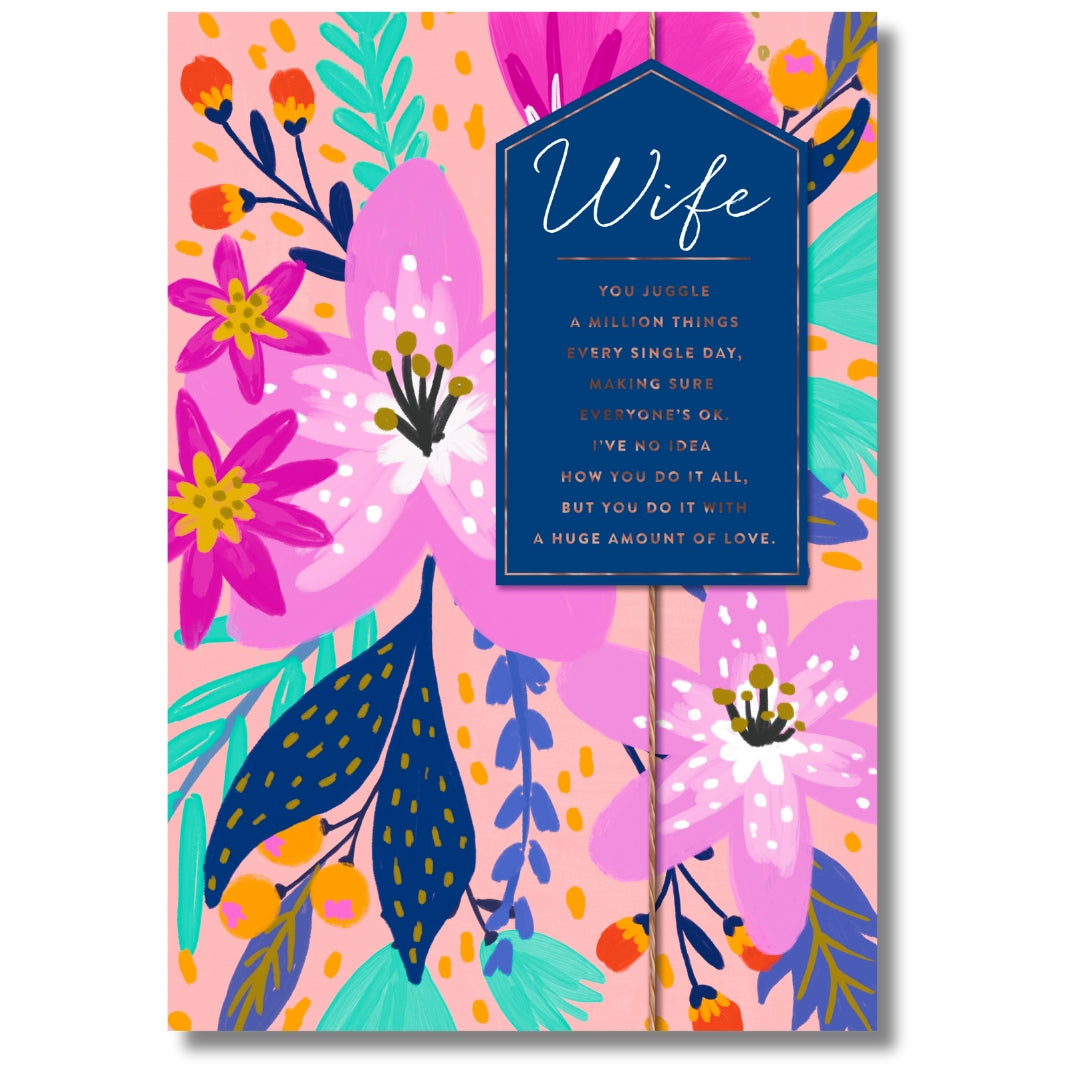 Hallmark Wife Birthday - Greeting Card
