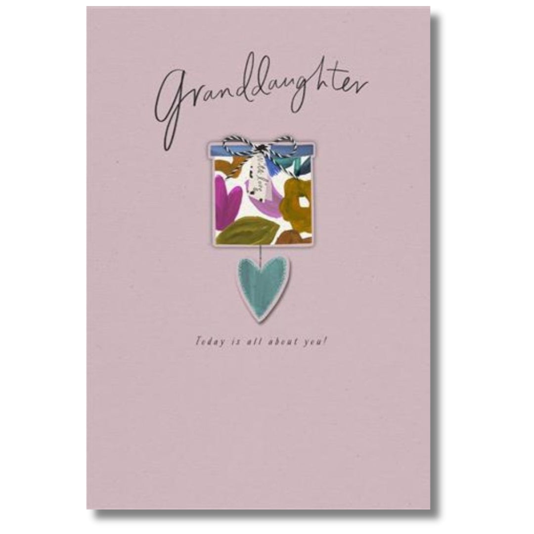 Hallmark Granddaughter Today Is All About You! Birthday - Greeting Card