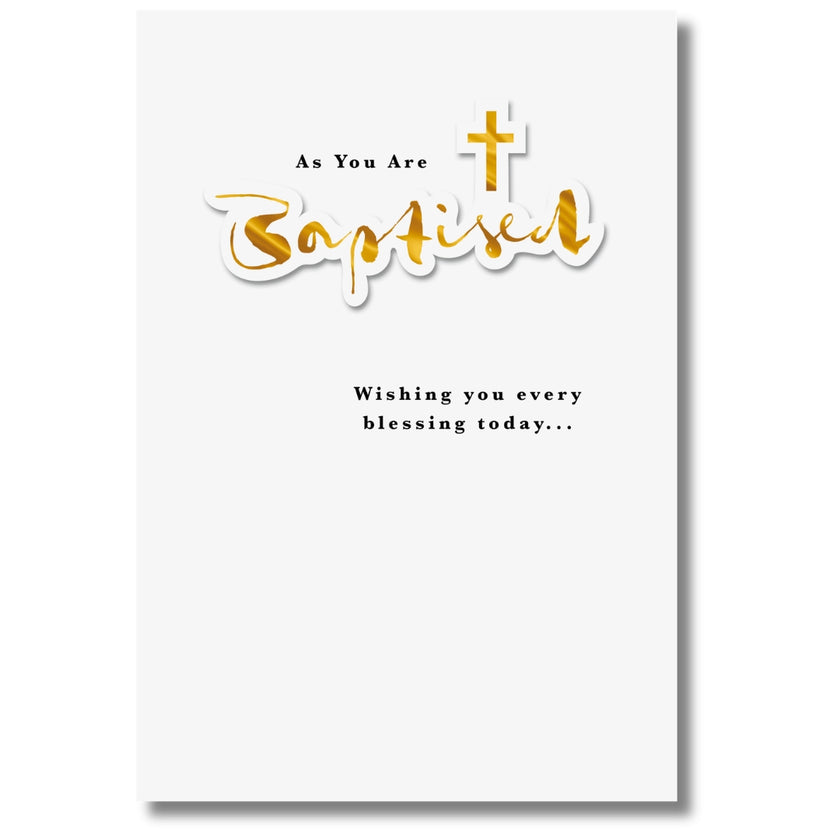 Hallmark As You Are Baptised - Greeting Card