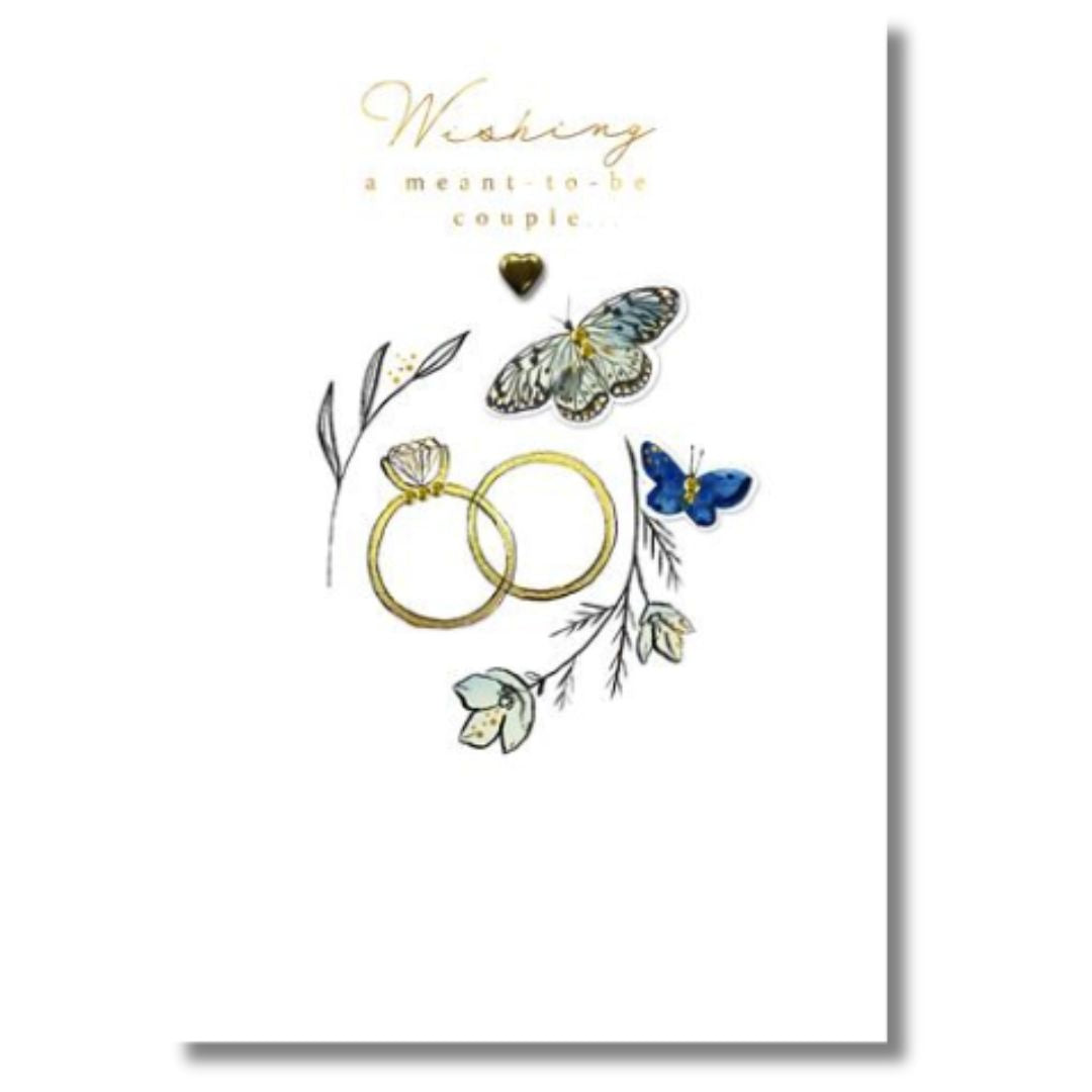 Hallmark Wishing A Meant-to-be Couple - Greeting Card