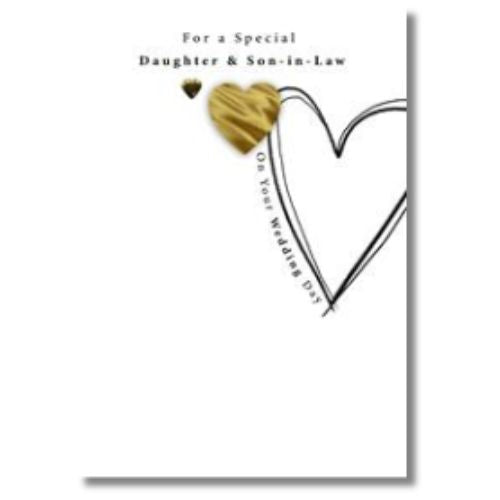 Hallmark For A Special Daughter & Son-In-Law On Your Wedding Day - Greeting Card
