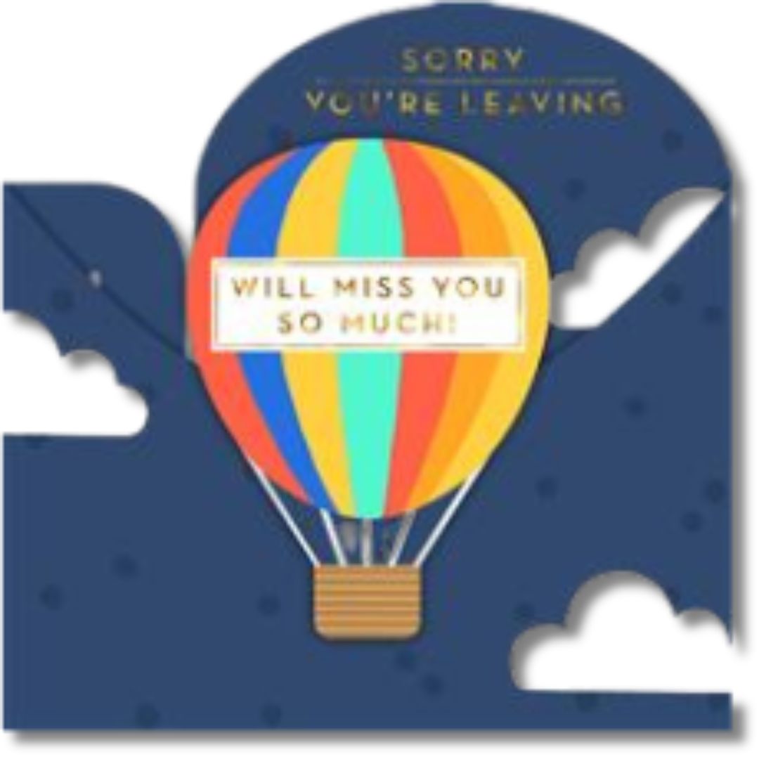 Hallmark Sorry You're Leaving - Greeting Card
