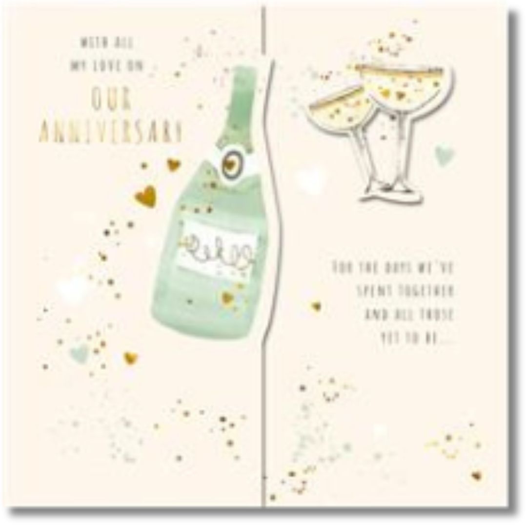 Hallmark With All My Love Our Anniversary - Greeting Card