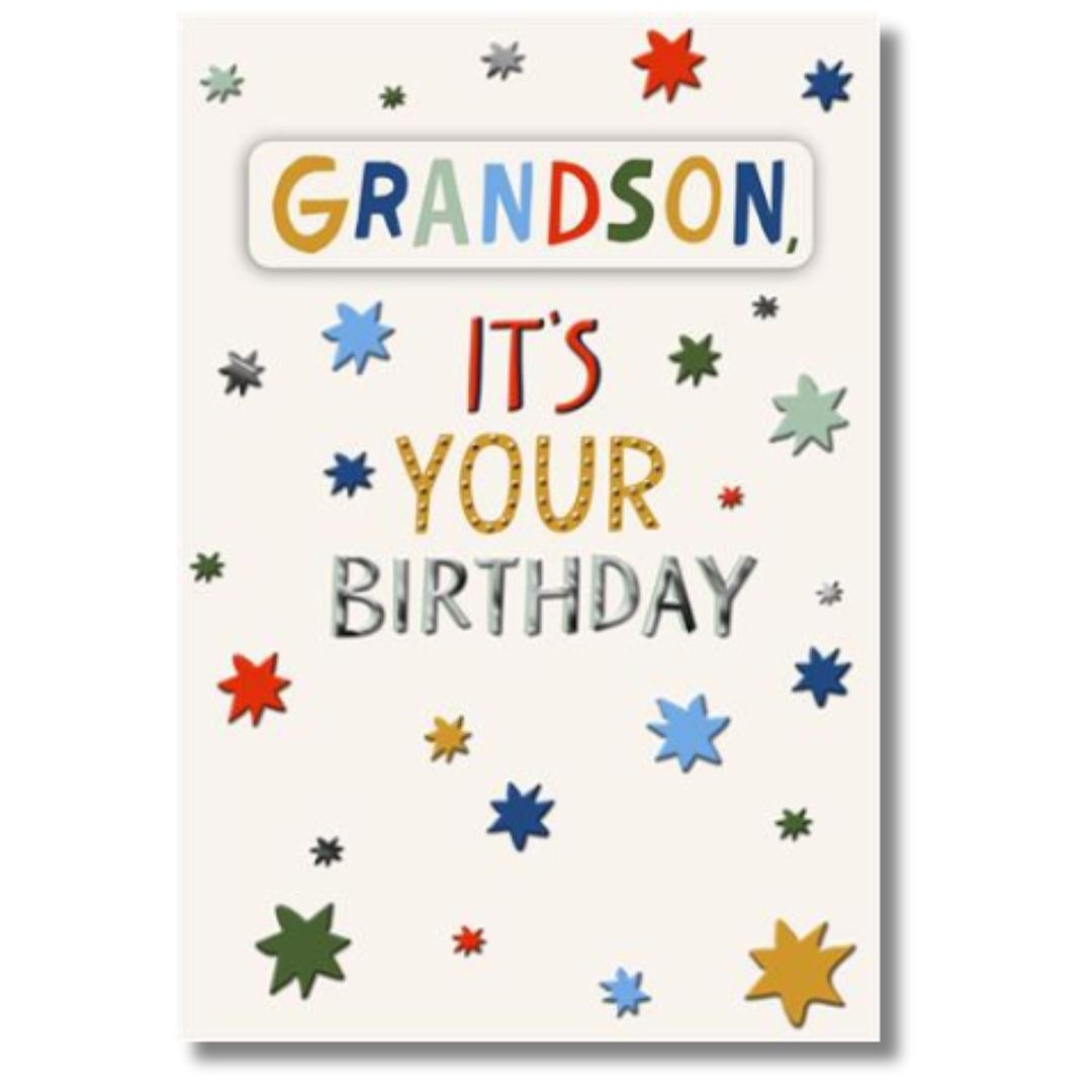 Hallmark Grandson It's Your Birthday - Greeting Card