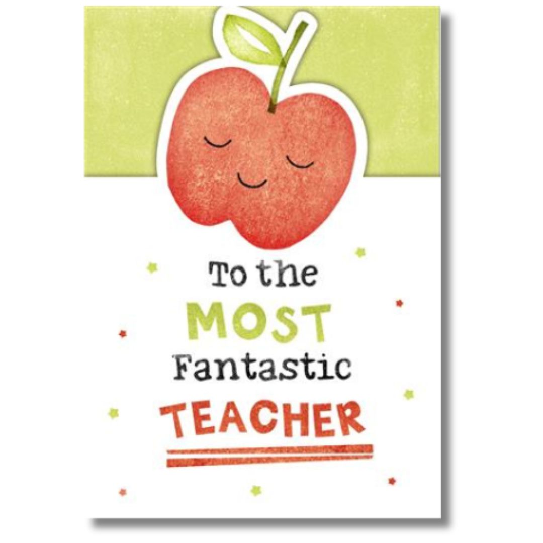 Hallmark To The Most Fantastic Teacher - Greeting Card