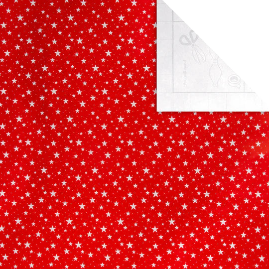 Hallmark Christmas Wrapping Paper 3m White/Red x 1pc Assortment