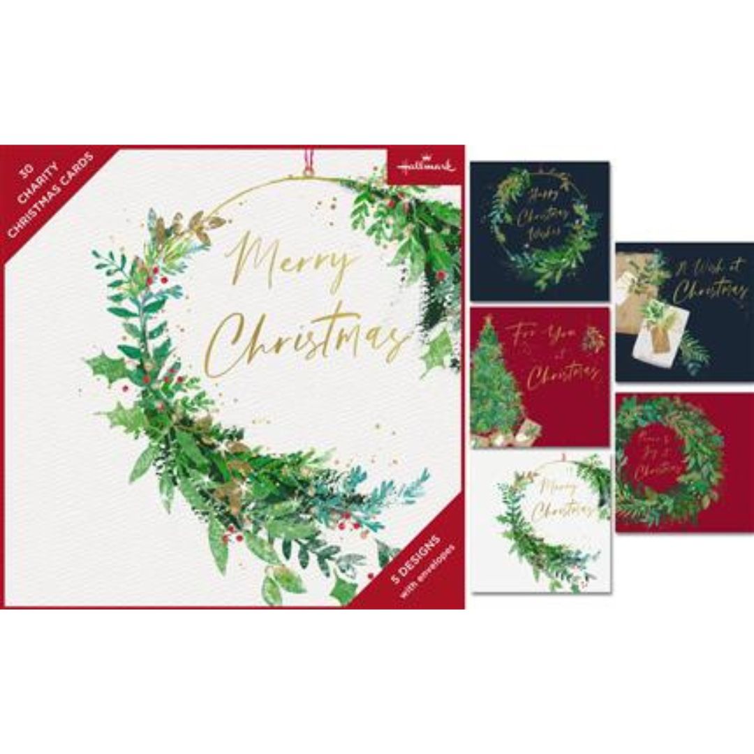 Hallmark Christmas Wishes A Box Of 30 Greeting Cards