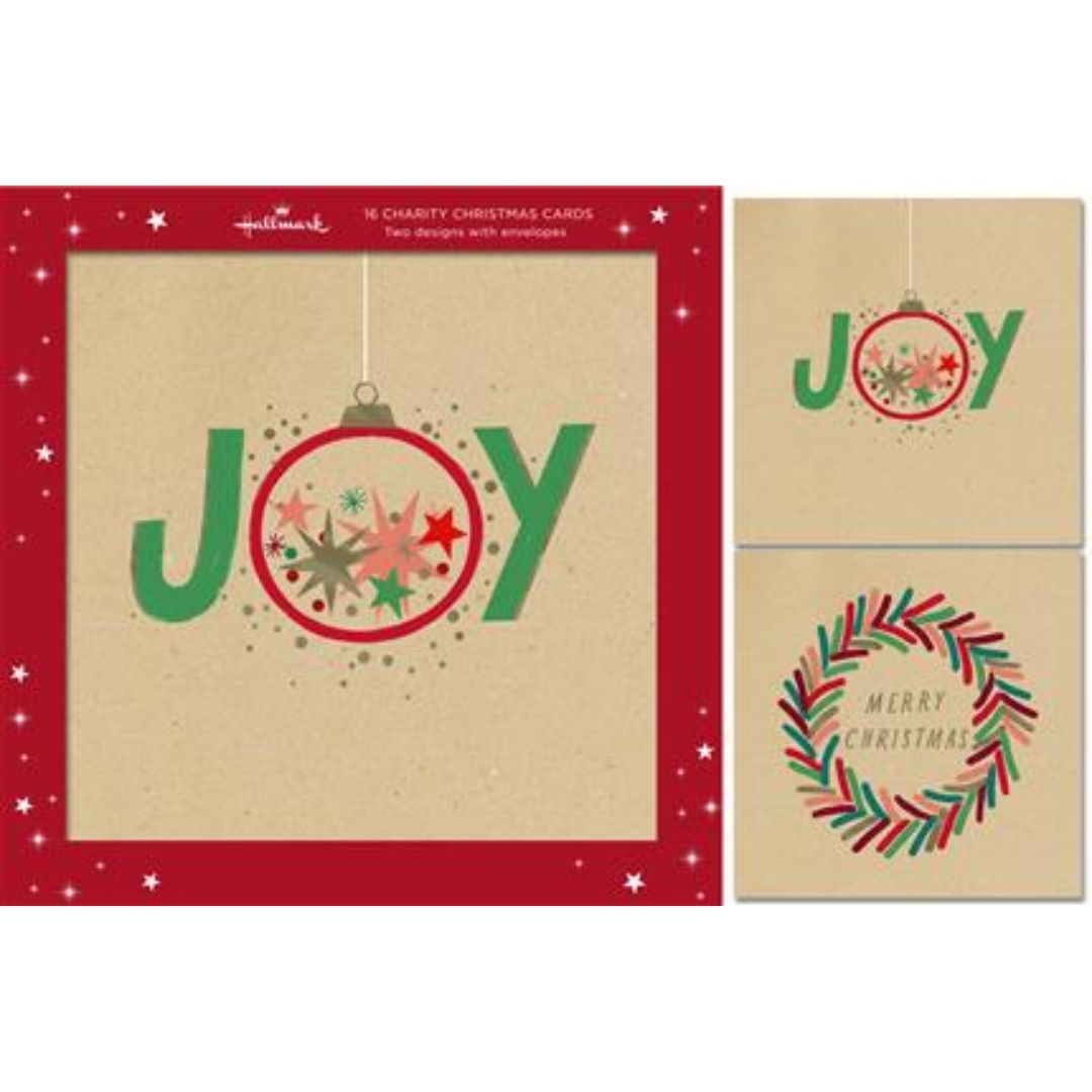 Hallmark Christmas Joy A Box Of 16 Charity Christmas Cards