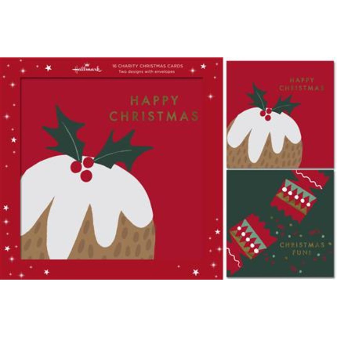 Hallmark Happy Christmas A Box Of 16 Charity Christmas Cards