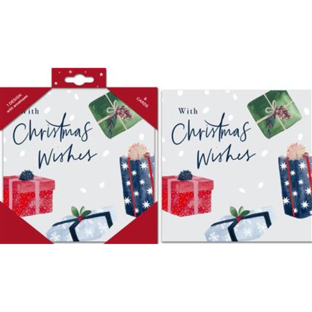 Hallmark With Christmas Wishes A Box Of 8 Greeting Cards