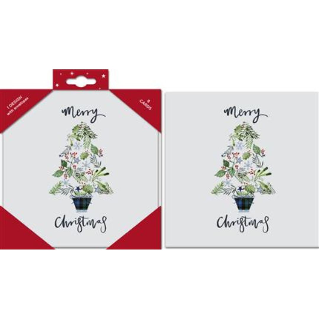 Hallmark Merry Christmas A Box Of 8 Greeting Cards - 2