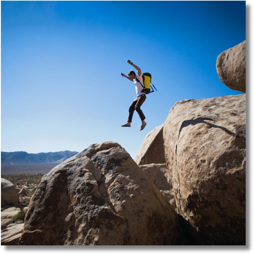 Hallmark Jump - Blank Greeting Card