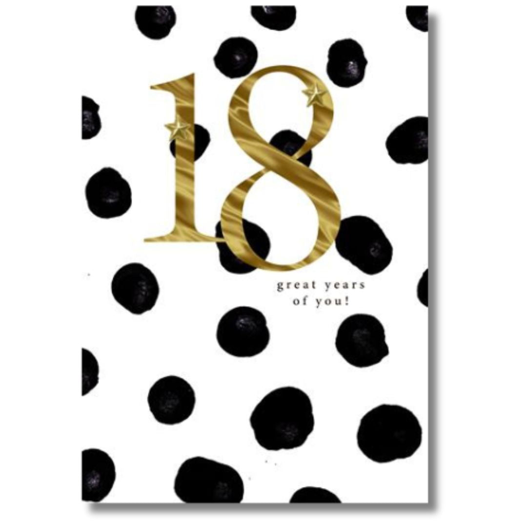 Hallmark 18 Great Years Of You! - Greeting Card