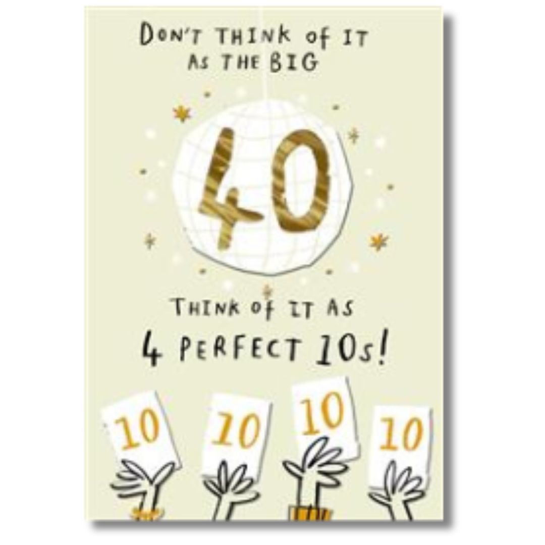 Hallmark 40 Birthday - Greeting Card