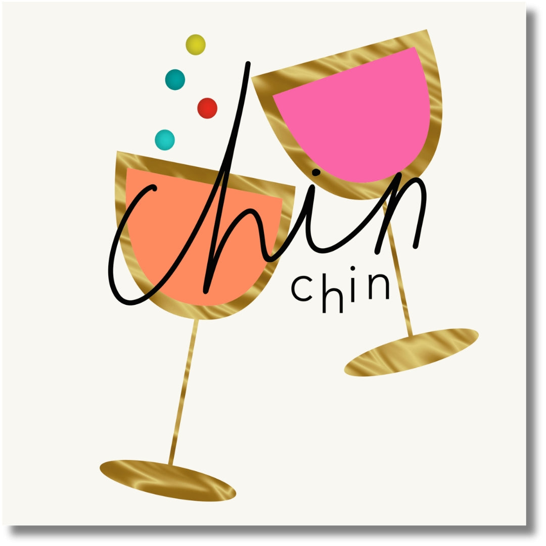 Hallmark Chin Chin - Blank Greeting Card