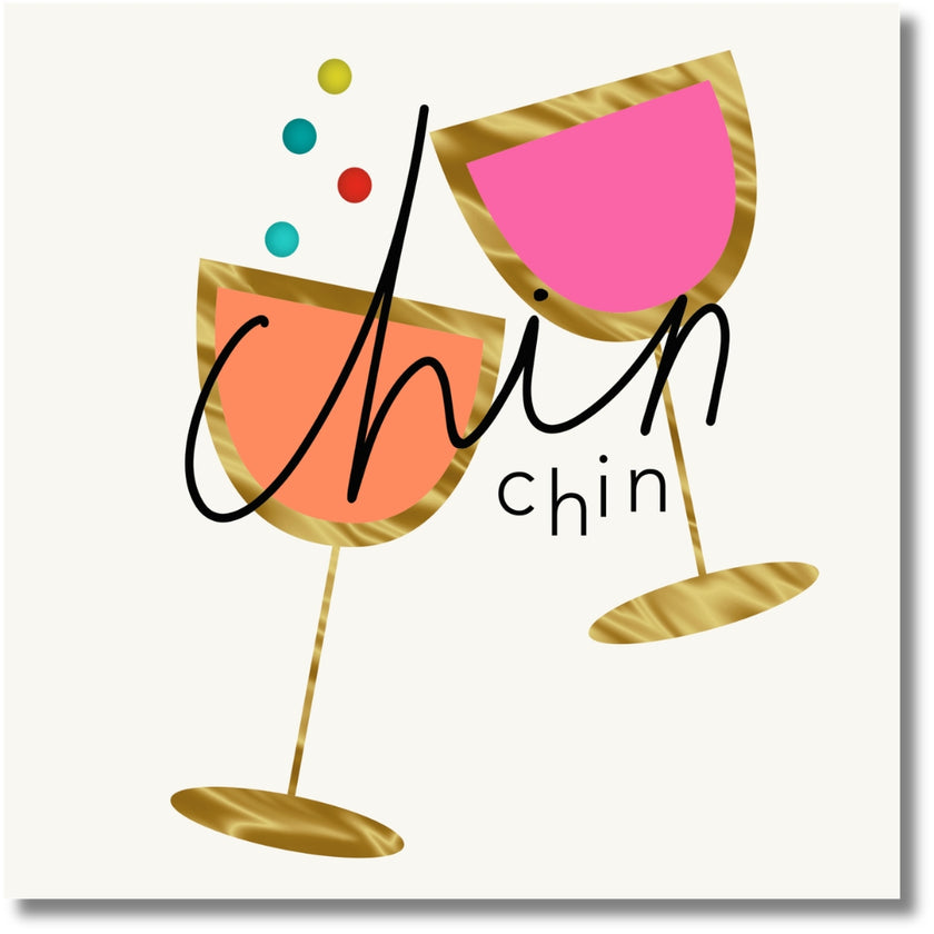 Hallmark Chin Chin - Blank Greeting Card