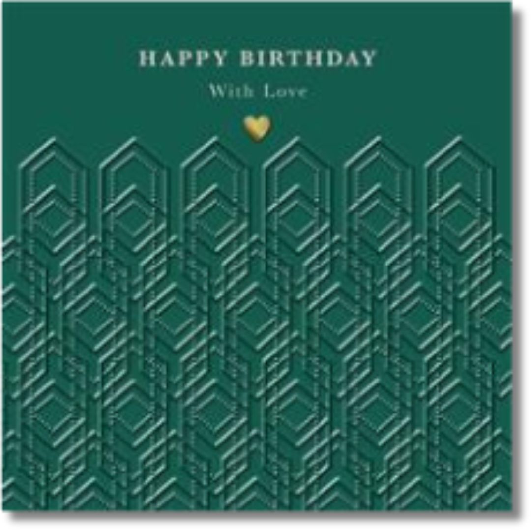 Hallmark Happy Birthday With Love - Greeting Card