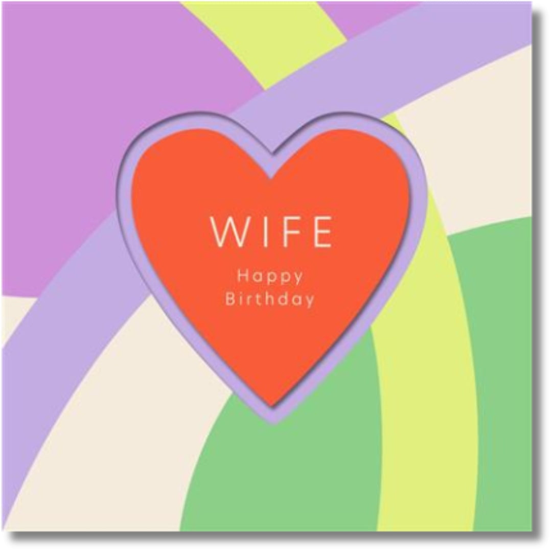 Hallmark Wife Happy Birthday - Greeting Card