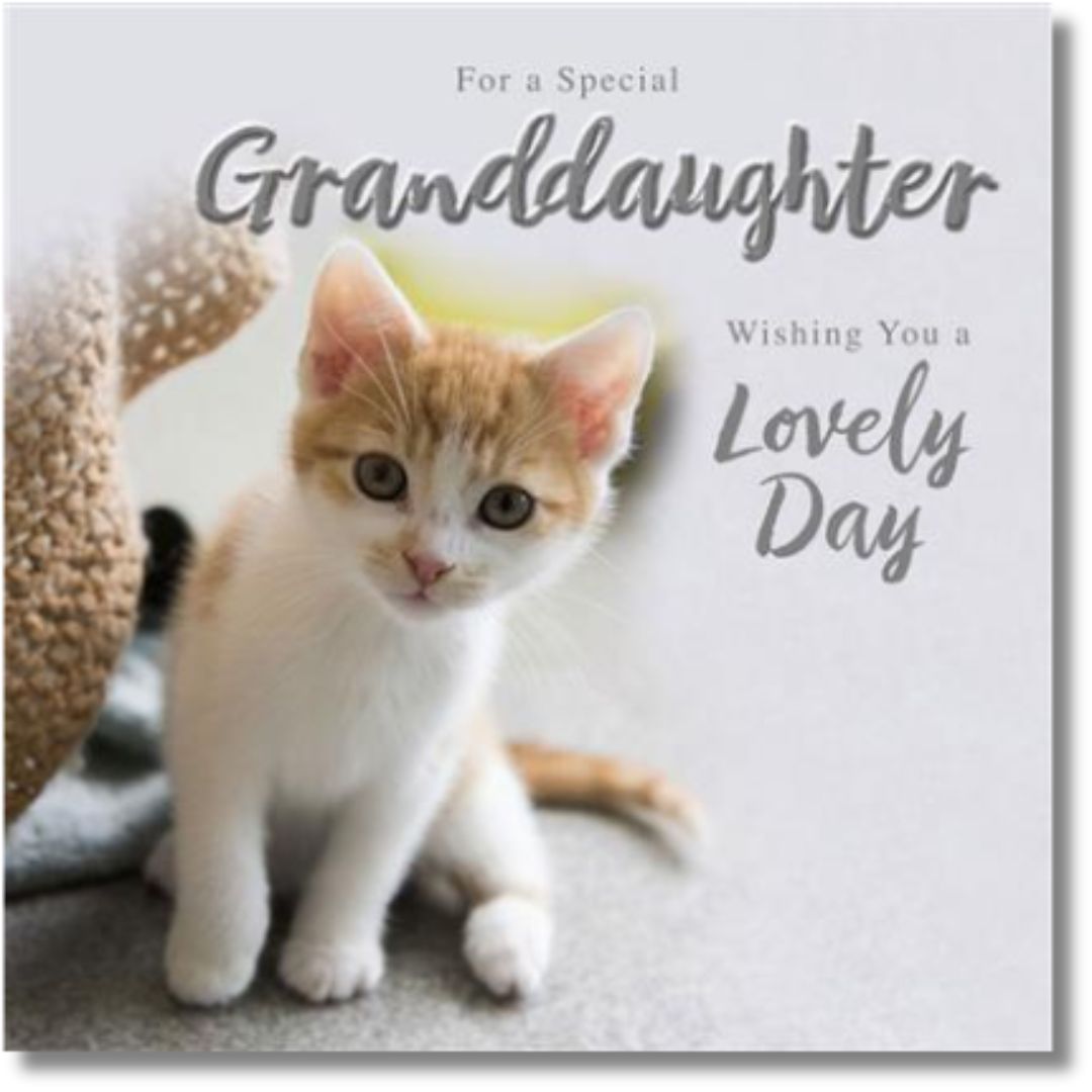 Hallmark For A Special Granddaughter - Greeting Card