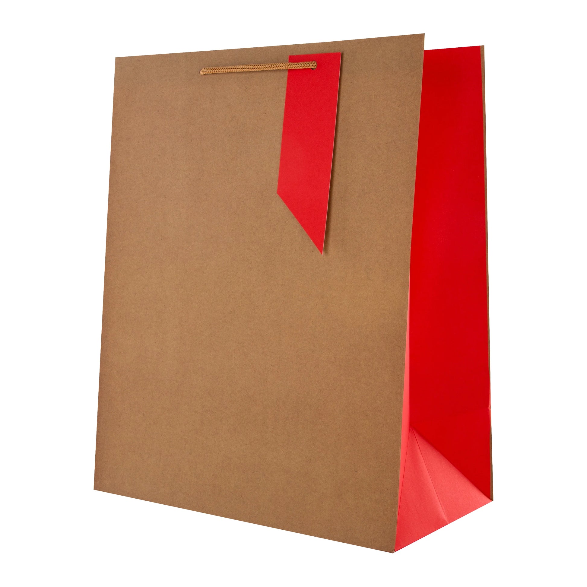 Hallmark Gift Bag Medium 33 x 26.5cm - Brown/Red