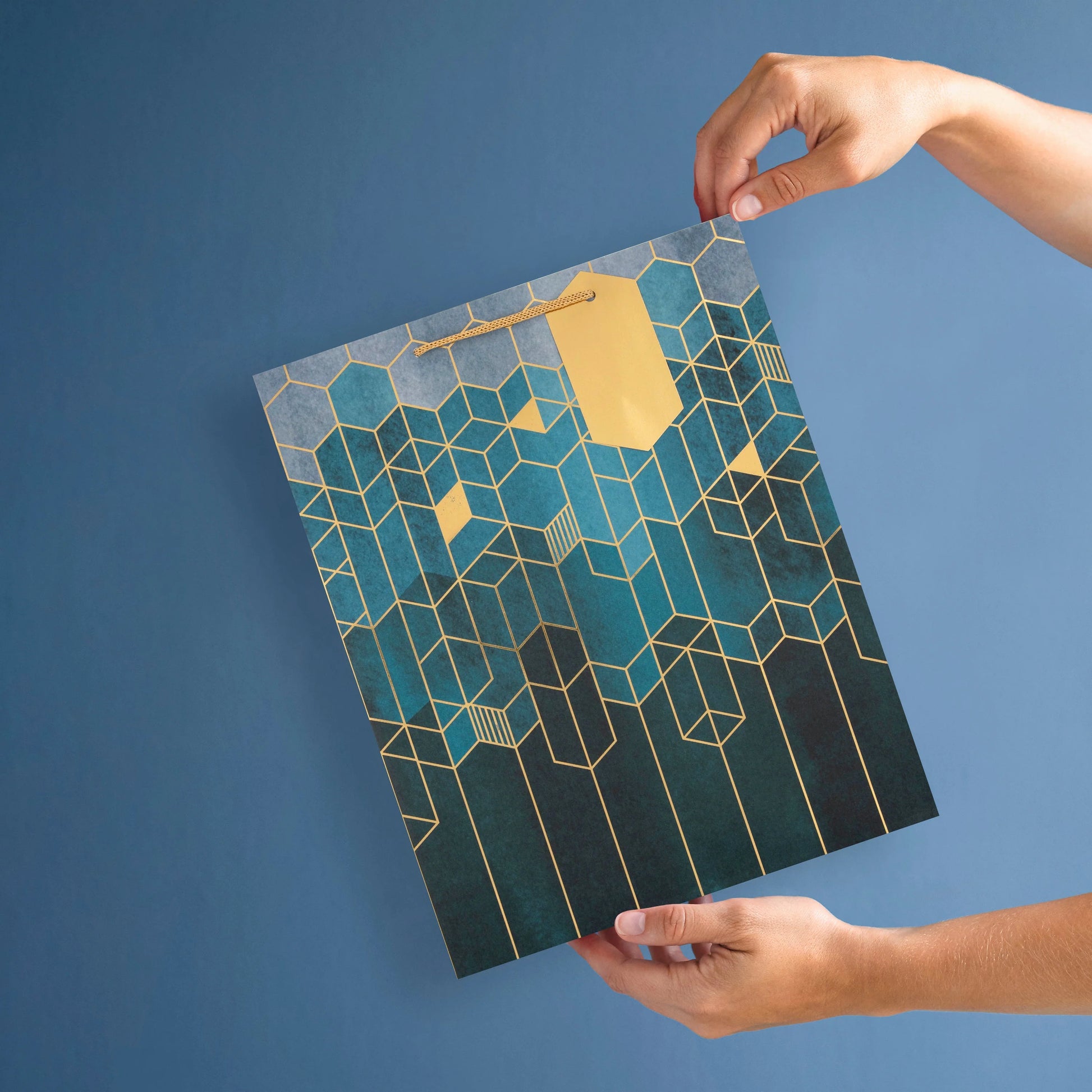 Hallmark Gift Bag Small 24 x 20cm - Dark Geometric