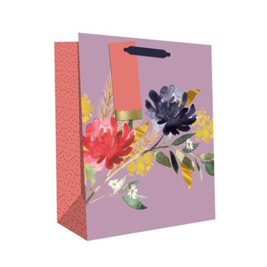 Hallmark Gift Bag Small Lilac Floral 25 x 20cm