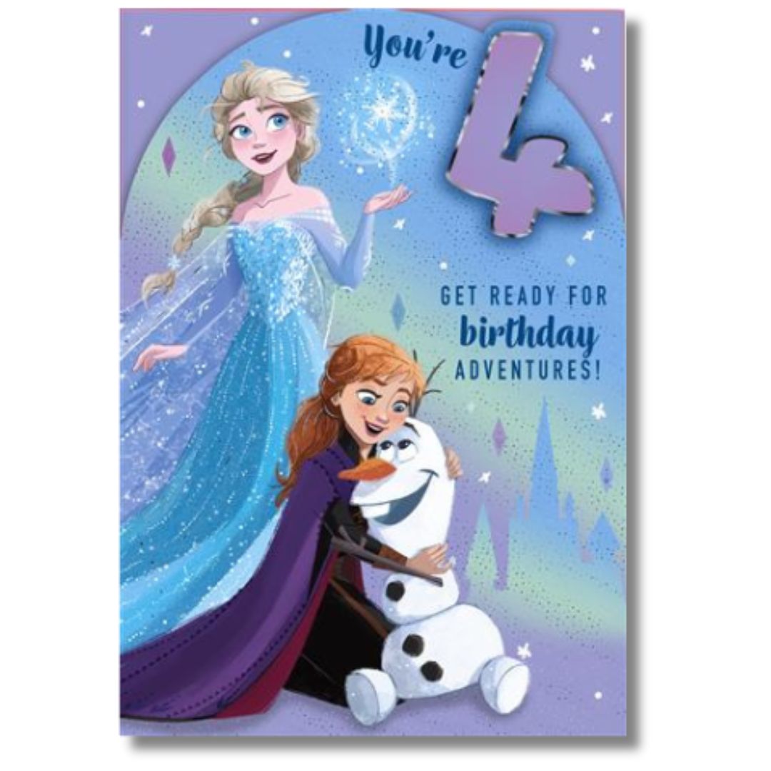 Hallmark You're 4 Get Ready For Birthday Adventures! - Greeting Card