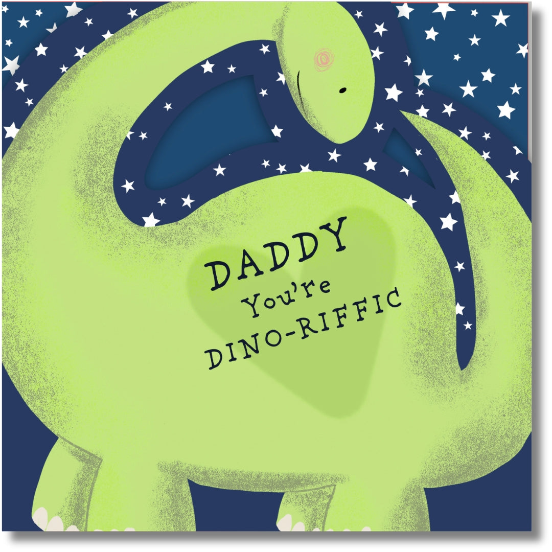 Hallmark Daddy You're Dino-Riffic Happy Father's Day - Greeting Card
