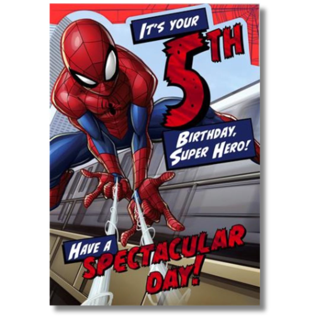 Hallmark It's Your 5th Birthday Super Hero! - Greeting Card