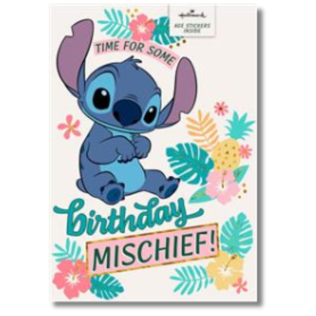 Hallmark Disney Time For Some Birthday Mischief! - Greeting Card