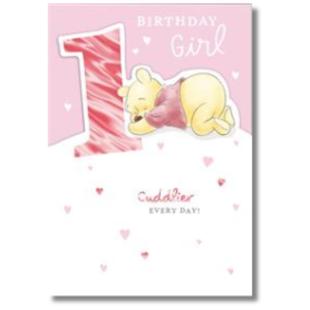 Hallmark 1 Cuddlier Every Day! Birthday Girl - Greeting Card