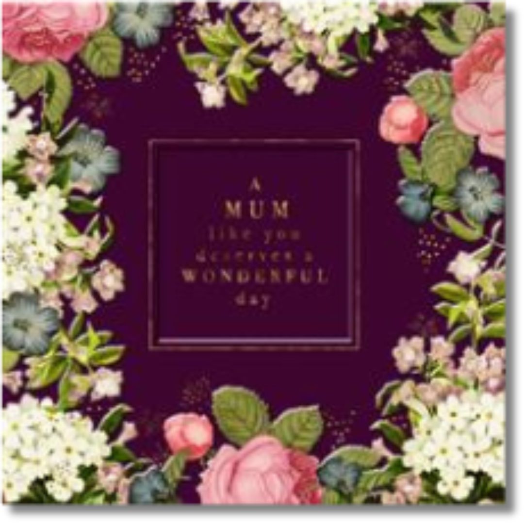 Hallmark A Mum Wonderful Birthday - Greeting Card