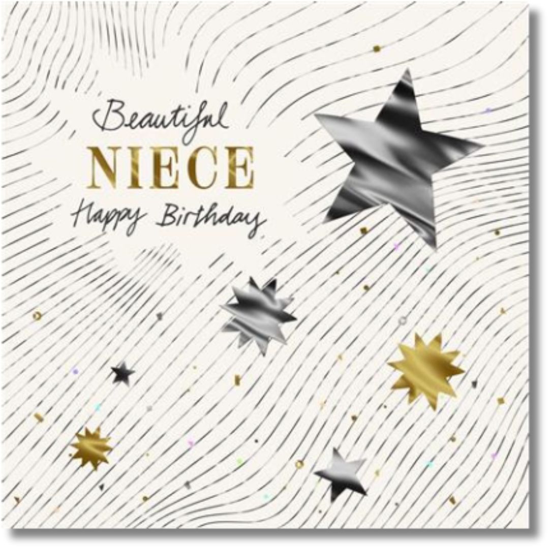 Hallmark Beautiful Niece Happy Birthday - Greeting Card