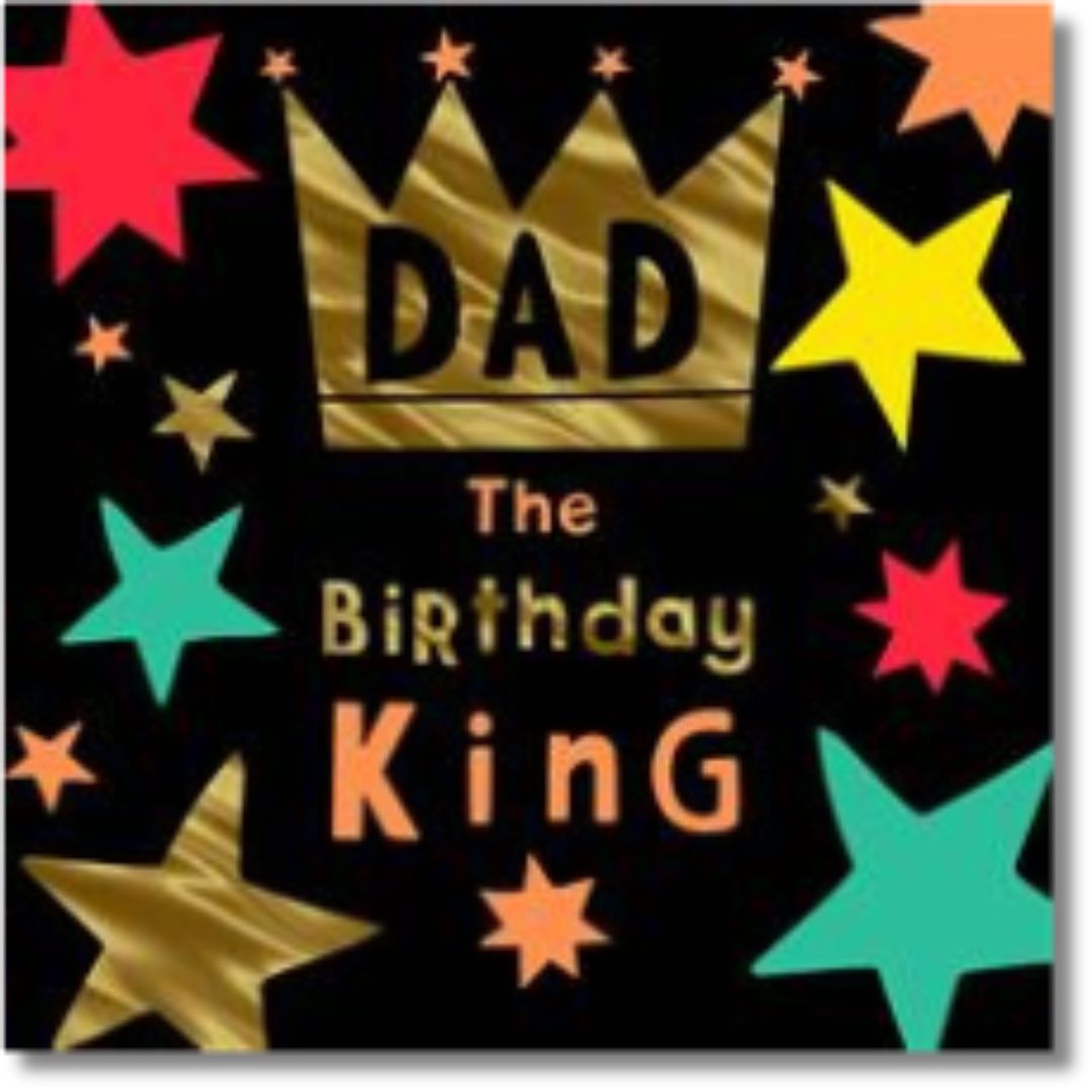 Hallmark Dad The Birthday King - Greeting Card