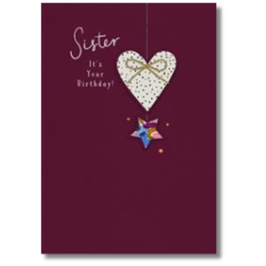 Hallmark Sister It's Your Birthday - Greeting Card