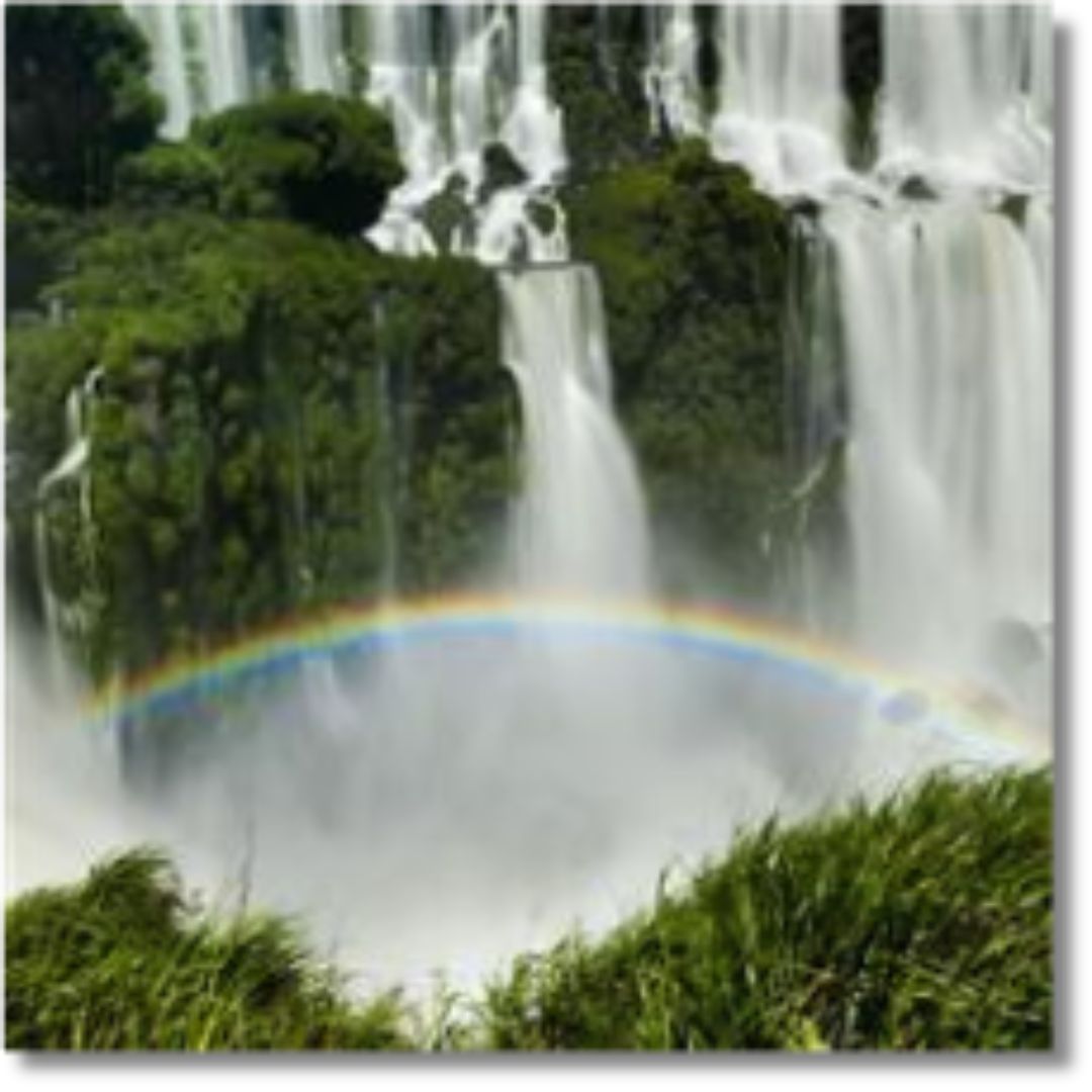 Hallmark A Rainbow At Iguazu Falls Blank - Greeting Card