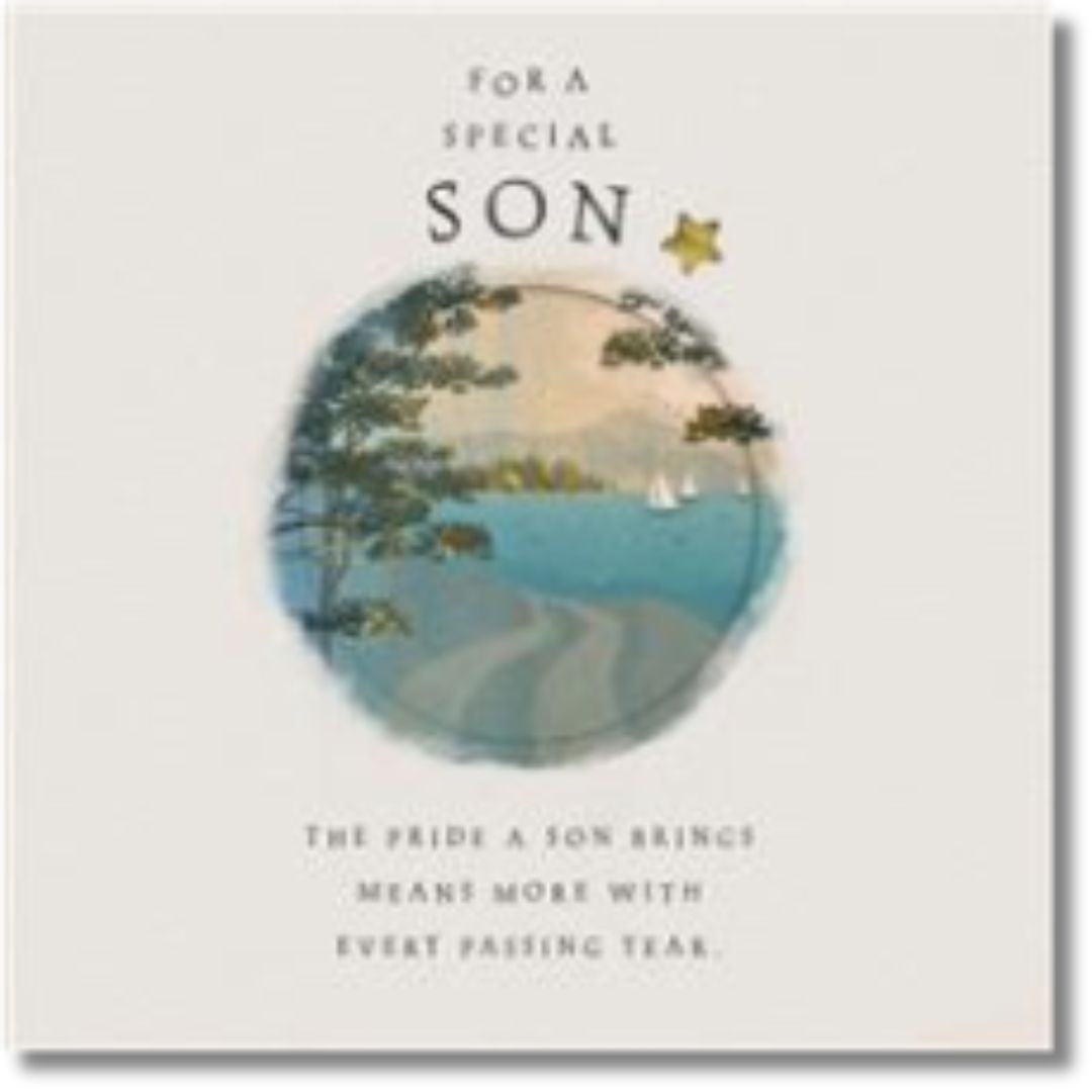 Hallmark For A Special Son Birthday- Greeting Card