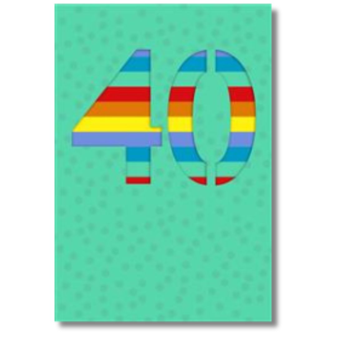 Hallmark 40 Birthday - Greeting Card