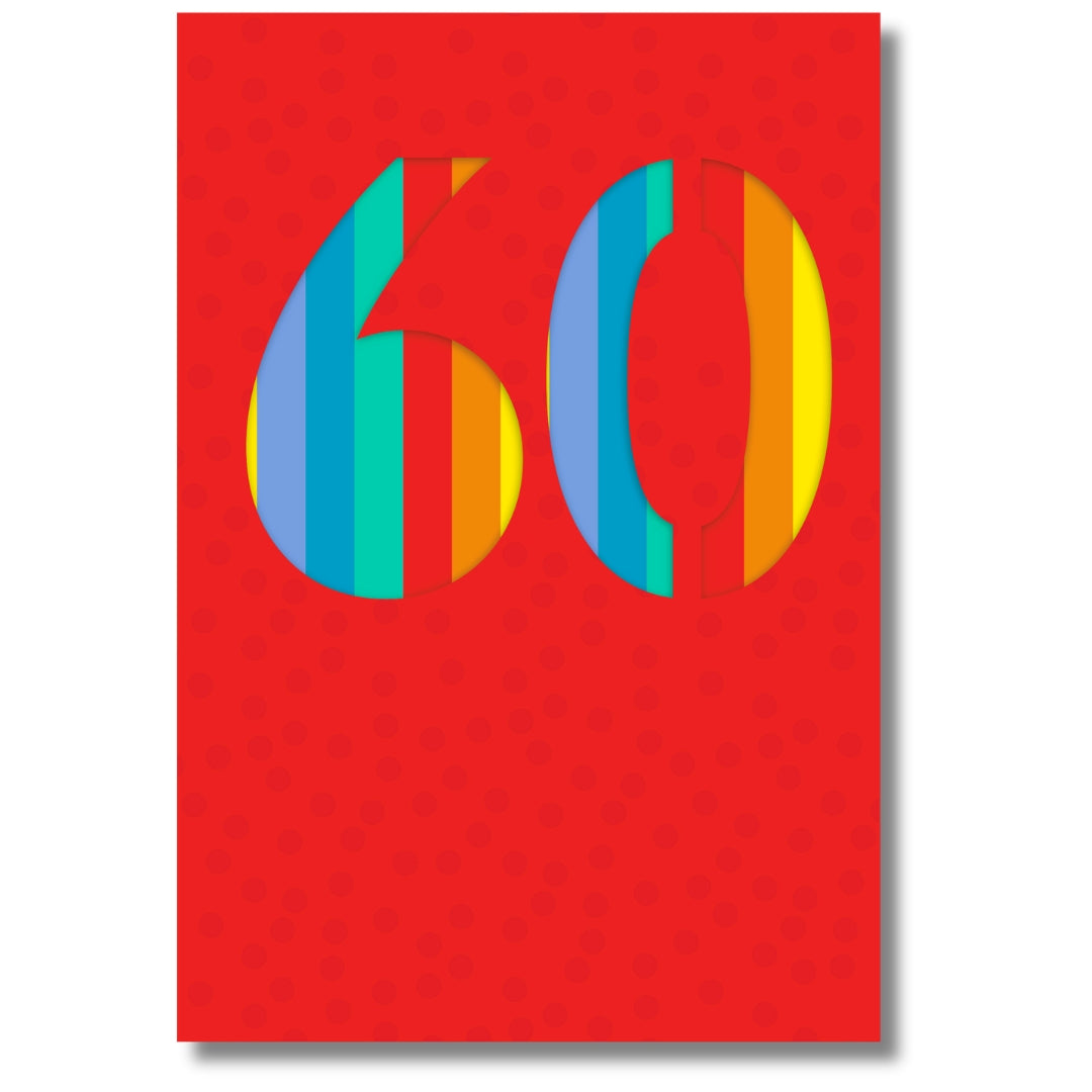 Hallmark 60 Birthday - Greeting Card