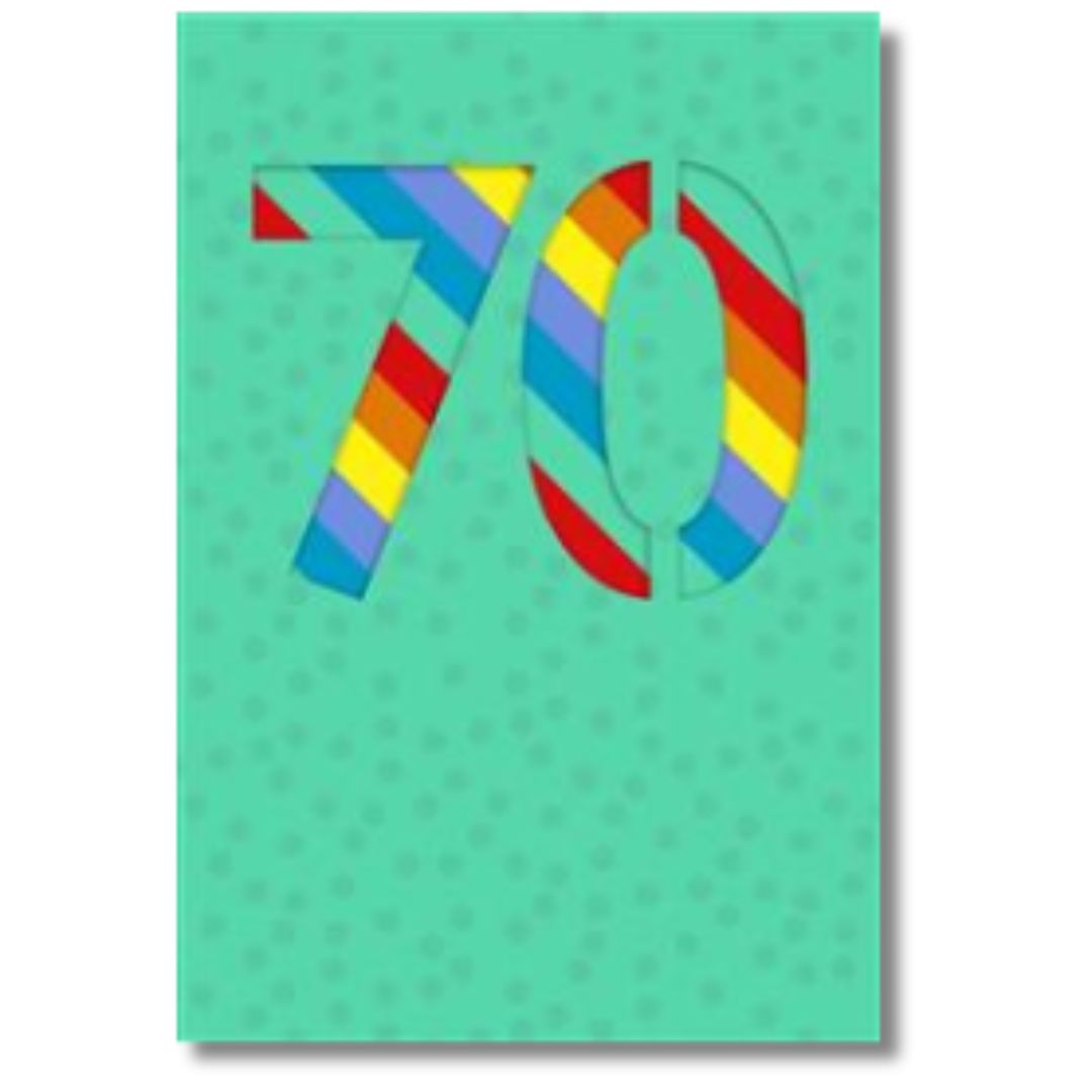 Hallmark 70 Birthday - Greeting Card
