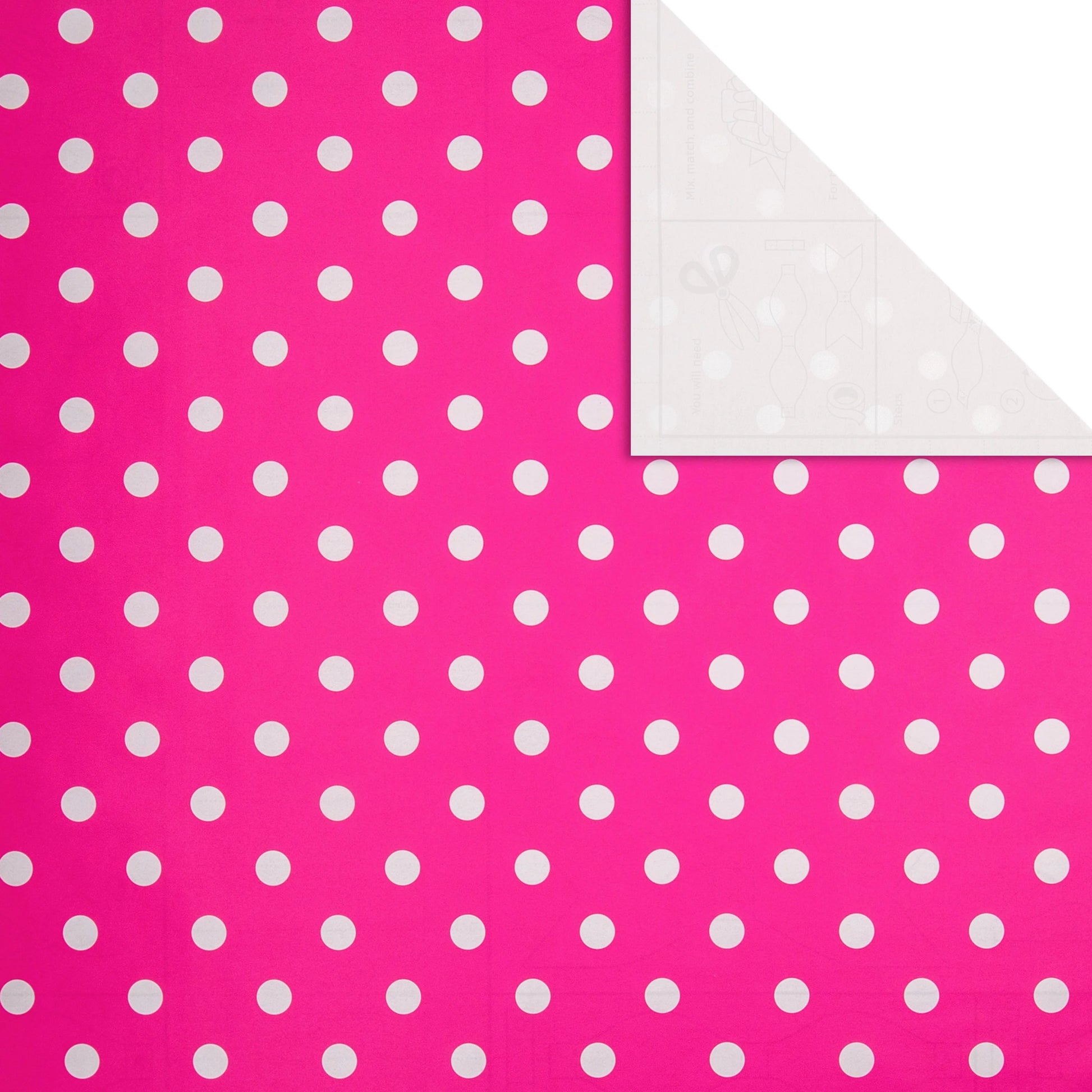 Hallmark Gift Wrapping Paper Roll 2m - Pink Polka Dot