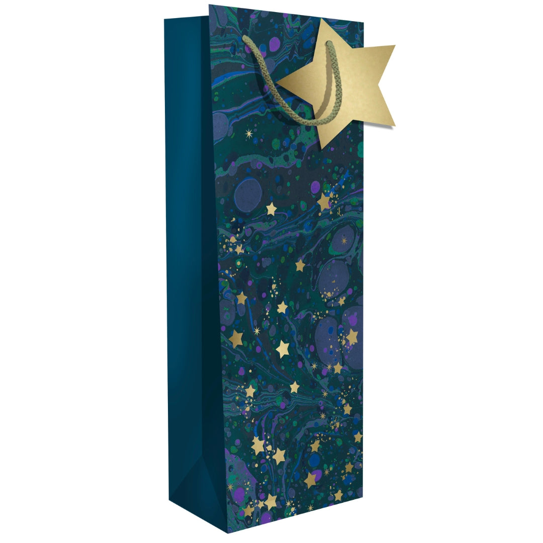 Hallmark Christmas Bottle Bag 35 x 13cm - Magic Sky
