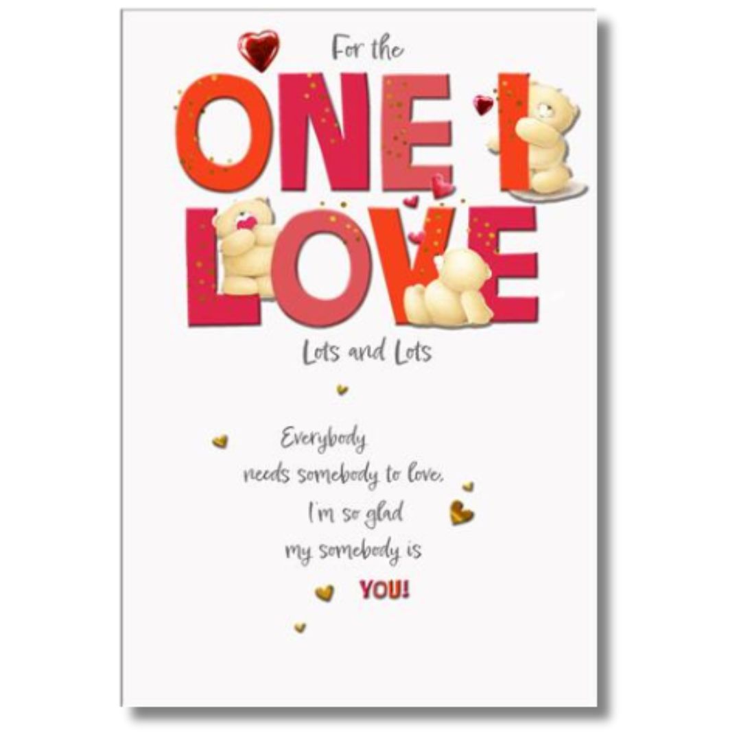 Hallmark For The One I Love - Greeting Card