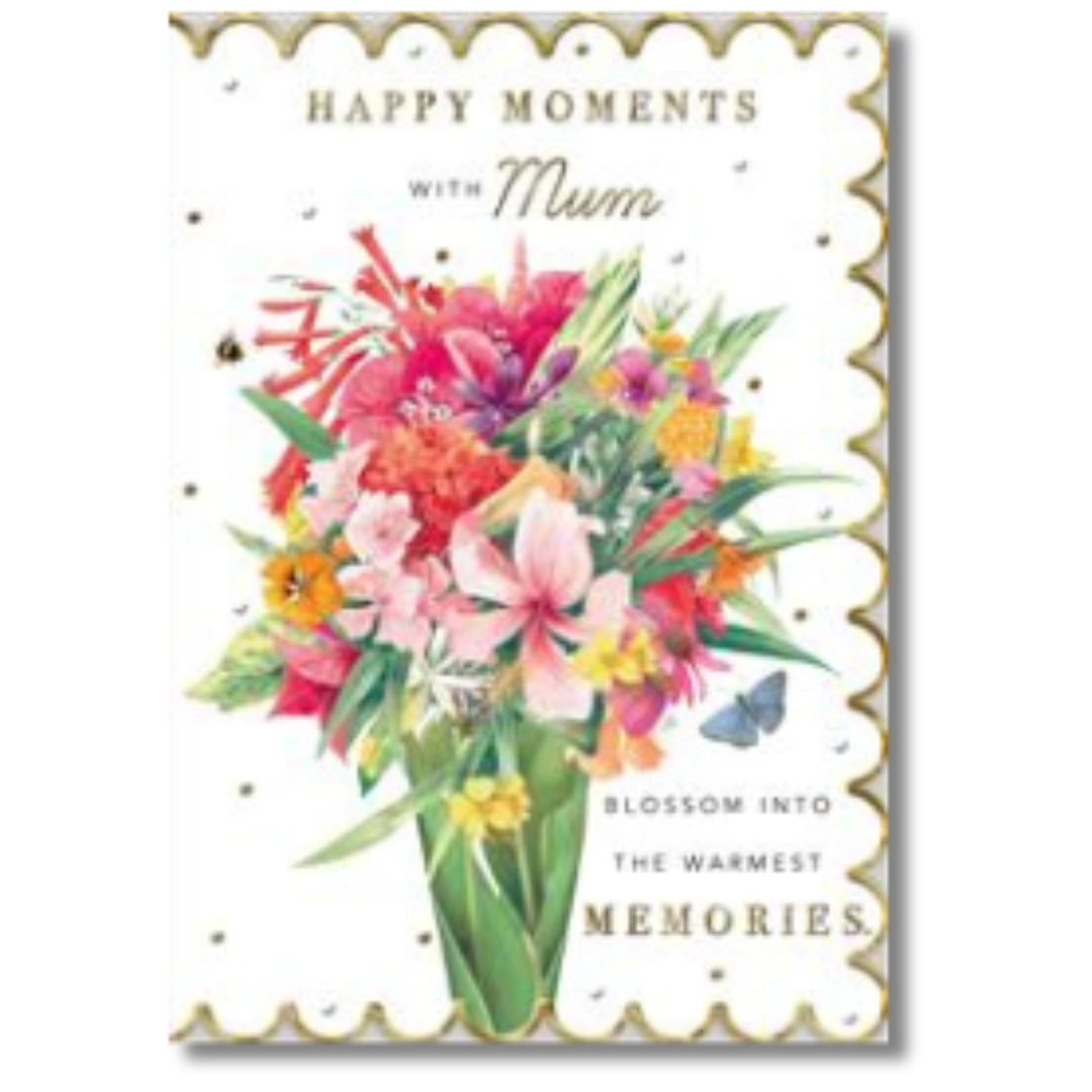 Hallmark Happy Moments With Mum Birthday - Greeting Card