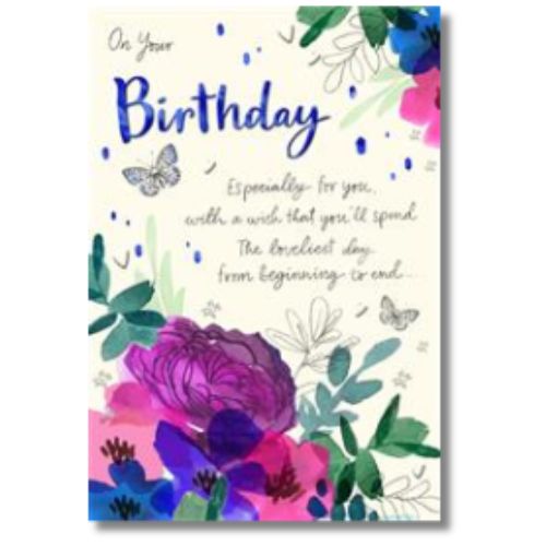Hallmark On Your Birthday - Greeting Card